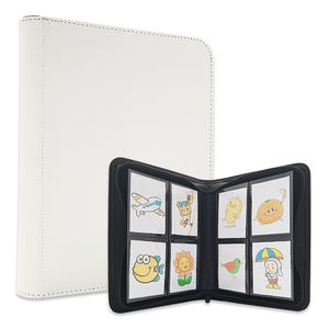 ModernQiu Custom Toploader Carpeta <span class=keywords><strong>de</strong></span> tarjetas <span class=keywords><strong>de</strong></span> 4 bolsillos Álbum <span class=keywords><strong>de</strong></span> juego <span class=keywords><strong>de</strong></span> cartas coleccionables <span class=keywords><strong>de</strong></span> cuero PU para 128 tarjetas Álbum <span class=keywords><strong>DE</strong></span> FOTOS moderno - Product Image 1