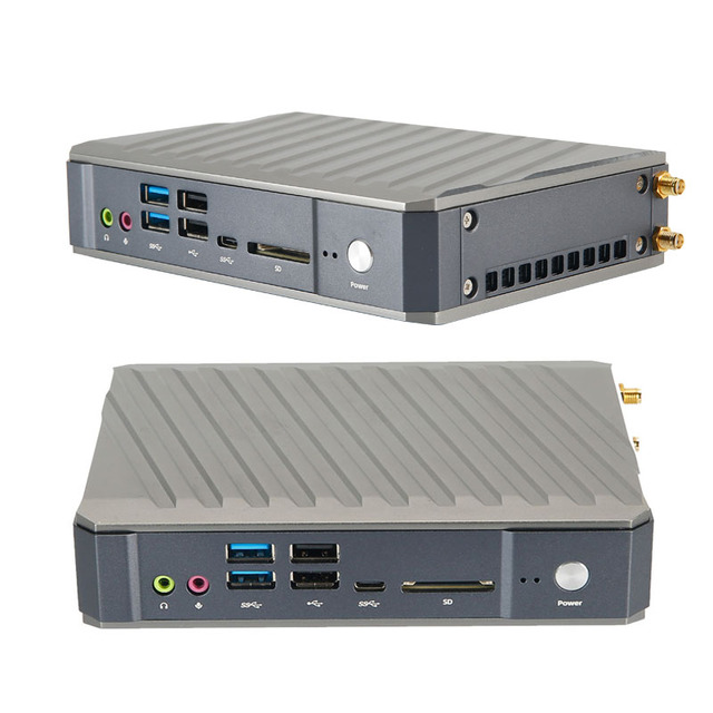 New 10th Gen Mini Desktop Gamer PC Intel Core I9/i7 10510U/i5 10210U Type-C 2xDDR4 2xLAN WiFi6 HD DP SSD mini pc