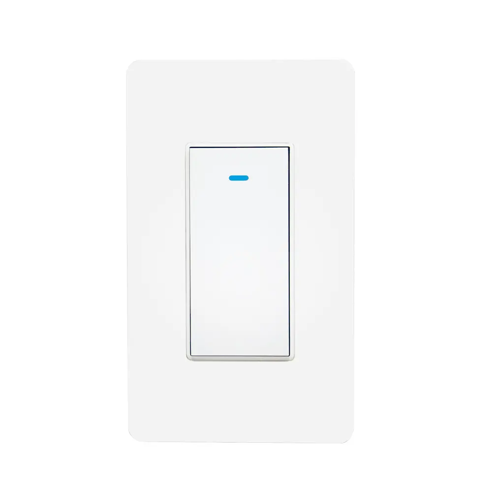 L'interruttore manuale Smart Light funziona con AlexaGoogle Home e SmartThings interruttore luce Timer Wi-Fi 2.4GHz con filo neutro