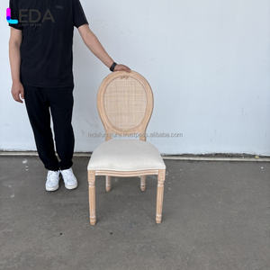 LEDA Factory Direct Décoration de chaises en bois massif pour mariage, événement, fête, hôtel, chaises de luxe - Product Image 1