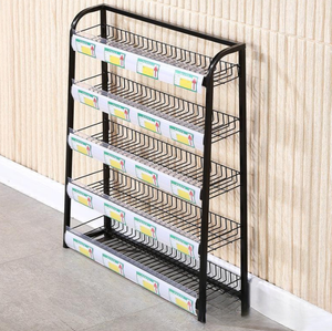 Présentoir à collation en fer Protection contre la corrosion autoportant pour supermarché dépanneur <span class=keywords><strong>pharmacie</strong></span>-chewing-gum jouets bébé - Product Image 4