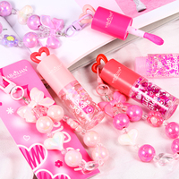 YABAOLIAN Nouveauté, Meilleure Vente : Gloss à Lèvres Imperméable avec Bracelet, Végan, Marque Privée, Gloss Brillant, Maquillage