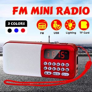 新型便携式收音机接收器，带可充电电池的数字调频收音机，带低音的完美音质MP3 - Product Image 5