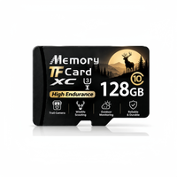 Carte mémoire haute endurance 128 Go Classe 10 U3 TF pour caméra de chasse, surveillance de la faune, surveillance extérieure avec logo personnalisé
