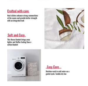 Sinya High Quality Leopard Print New Design <strong>Cocomelon</strong> Double Velvet Blanket Woven Technique Home Use - Product Image 6