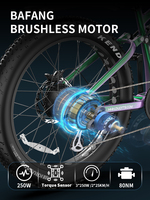 Vélo Électrique E-Bike E26 Fat Tire 48V 26 Pouces Moteur, VTT, Vélo de Ville Électrique Tout-Terrain Neige Montagne Hybride pour Adultes – Entrepôt UK EU