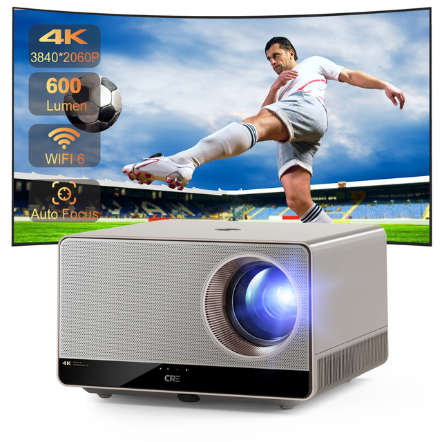 CRE U1 4k Portable Smart Projector Led Lcd Home Theater Cinema Projector Full hd Wireless Video 4k Projector