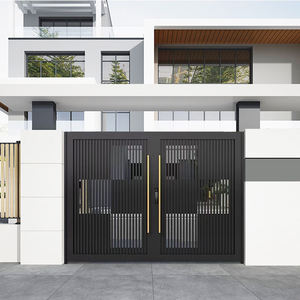 Porte coulissante électrique latérale en alliage d'aluminium et verre moderne pour maisons individuelles, villas, jardins et cours, idéale pour les espaces intérieurs et extérieurs. - Product Image 6