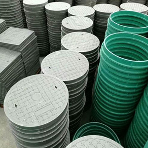 맨홀 커버 유리섬유 FRP GRP BMC 맨홀 커버 맨홀 커버 60*60 D400 - Product Image 5