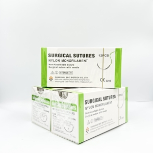 เย็บแผลด้วยเข็มไนลอนโพลีแกลตินฆ่าเชื้อชนิดต่างๆแบบใช้แล้วทิ้ง - Product Image 6