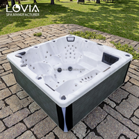 Vente directe en gros de spas en acrylique avec 91 jets, spa à hydromassage, spa extérieur pour la cour