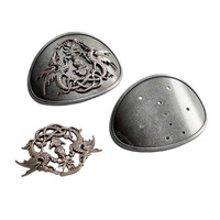 Étiquette personnalisée en aluminium pour flacon de parfum, autocollant métallique, logo en relief, conception personnalisée, OEM ODM