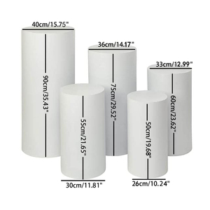 Khuyến Mại Tổ Chức Sự Kiện Trang Trí Nội Thất Trực Tiếp Vòng Xi Lanh Đứng Bệ Hiển Thị Chân Đứng - Product Image 6