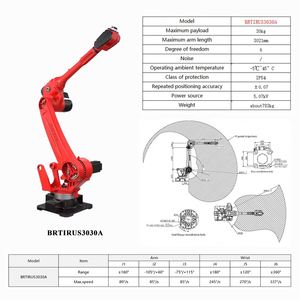 Robot industriel Borunte BRTIRUS3030A à bras ultra-long de 3000 mm, tournevis, charge utile de 30 kg, IP54, positionnement répété de 0,05 mm, moteur PLC - Product Image 3