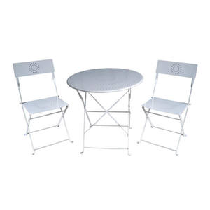 Yoho-Ensemble <span class=keywords><strong>de</strong></span> bistro classique et moderne <span class=keywords><strong>de</strong></span> 3 pièces Offre Spéciale meubles pliants en rotin pour <span class=keywords><strong>jardin</strong></span> extérieur pour hôtels parcs liquidation - Product Image 4