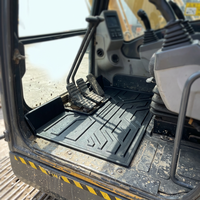 Tapis de sol en caoutchouc résistant à l'usure pour flotte de location à fort trafic et équipement de construction