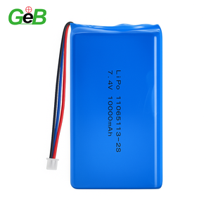 GEB 7.4V 10000mAh Batterie Lithium Polymère 11065113 2S Rechargeable Li Ion Lipo Pack Batterie Haute Capacité pour Drone RC Vehicle - Product Image 1