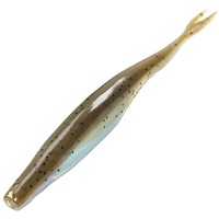 Leurre souple de simulation de poisson à queue fourchue, action de nage réaliste, spécial pour la pêche au bar en eau noire, 3 pièces en acier inoxydable