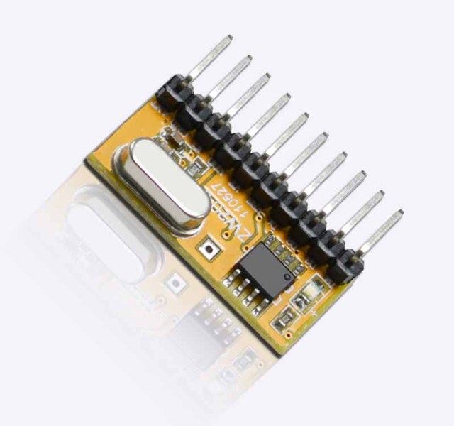 4 Channel Output RF Receiver Module for Remote Control 1527 Learning Code with Encoding for Remote Controls