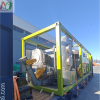 Fourneau à charbon de bois horizontal mobile, machine à biochar, four de carbonisation continue