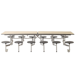 Juego de Mesa y Sillas Plegables Modernas Resistentes a los Arañazos, Minimalistas, para Hotel o <span class=keywords><strong>Restaurante</strong></span>, 8 Plazas, Gran Venta - Product Image 2