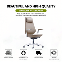 Chaise de bureau Boss, chaises de bureau ergonomiques, chaise de bureau exécutive moderne en cuir, chaise pivotante confortable pour le bureau