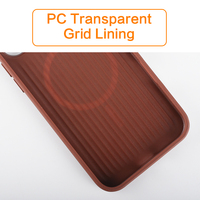 Coque de téléphone portable hybride en TPU à texture tissée, série 17, élégante, souple, antidérapante, anti-traces de doigts, antichoc, découpes précises