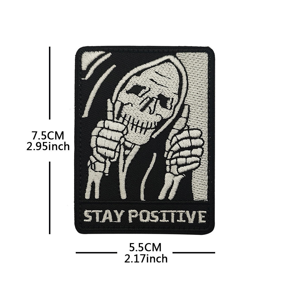 V01838-1stay positif maintenir un positif (noir et blanc)