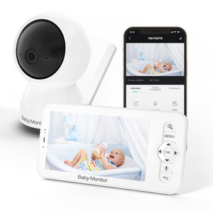 Smart 5,0 pulgadas LCD inalámbrico temperatura dormir sonido alarma 2 vías Audio HD 1080P Video Baby Monitor con cámara y audio - Product Image 1