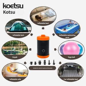 ปั๊มลมไฟฟ้าเต็นท์เป่าลมกลางแจ้งความจุขนาดใหญ่แบตเตอรี่ลิเธียมแบบพกพาปั๊มไร้สาย23วัตต์แรงดันสูงสุด7 PSI - Product Image 3