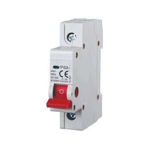 Disjoncteur Gloca 1P 63A 230V Montage sur rail DIN 1 module - Product Image 1