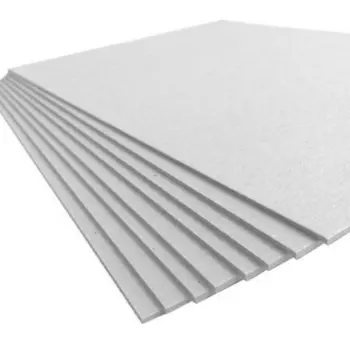Material de tablero de respaldo duro de doble cara, cartón gris