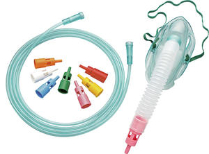 Mascarilla de Oxígeno <span class=keywords><strong>Venturi</strong></span> Clase II con Certificación CE, <span class=keywords><strong>Precio</strong></span> de Fábrica, para Adultos, Ajustable, con 7 Dilutores Codificados por Color, Tallas XS/S/M/L/XL - Product Image 3