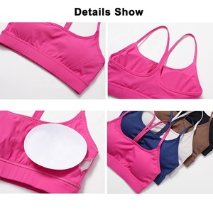 Nouveauté : sous-vêtements de sport écologiques et régénérants, soutien-gorge de sport en forme de I, dos nu, fitness, yoga pour femmes - Product Image 3