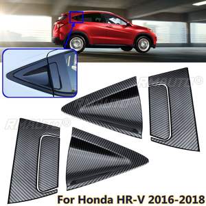 Accesorios para Coche: 6 Cubiertas Decorativas de ABS Cromado/Fibra de Carbono para Manijas de Puertas Laterales Traseras para Honda Vezel HR-V HRV 2016 2017 2018 - Product Image 1