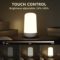 Lampe de table intelligente RVB en gros, 3600 mAh, contrôle Wi-Fi et Bluetooth via application, synchronisation musicale, veilleuse moderne pour la décoration de la salle d'ordinateur