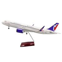 Haute qualité A320 Macau Airbus Simulation modèle d'avion résine Logo personnalisé modèle d'avion