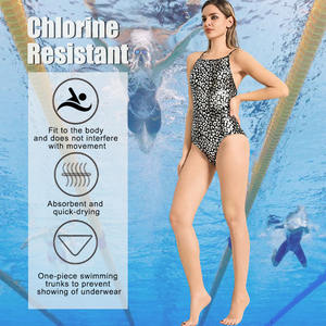 Moda OEM: Maiô Feminino Esportivo Fechado, Tendência Sexy, Maiô de Competição para Meninas, Roupa de Natação Ativa - Product Image 2