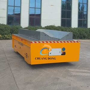 Hàng hóa nặng xử lý Xe điều khiển từ xa điện nền tảng xe tải thép cuộn Vật liệu xử lý phẳng vận chuyển để bán - Product Image 6