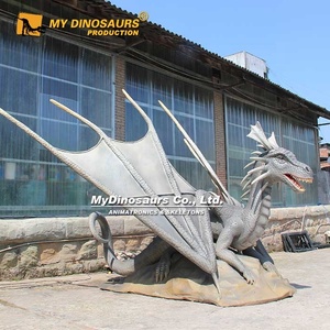 Decoración de Jardín MY DINO, Modelo de Dragón de Tamaño Real con Control Remoto en Venta - Product Image 4