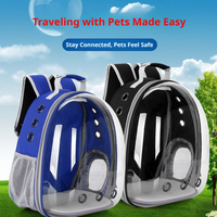 Sac à dos pour animaux de compagnie grande capacité avec fenêtre transparente pour observation interactive – Transport quotidien pour chiens et chats