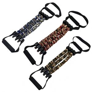Bande de résistance à trois trous Daojing 58 cm en TPE, extenseur de poitrine multifonctionnel, entraîneur de fitness pour usage domestique - Product Image 1