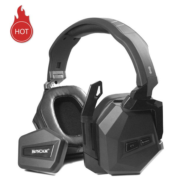 Promo OEM 2.4G Wireless Stereo Gaming Headset Profession PC Game Headphone for PS4 Game Lover