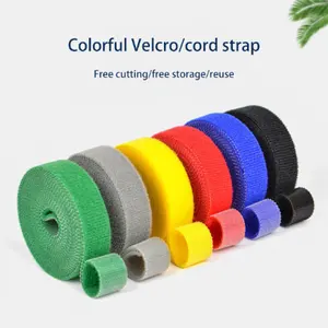 Best Price Customized Size Reusable Nylon Cable Ties With Hook And Loop For Shoes Bags Home Textiles Sustainable Feature