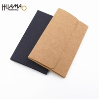 Caja de Sobres de Papel Kraft Reciclable Personalizada y Económica con Laminado Mate y Logotipo Personalizado OEM