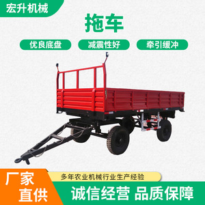 Remorque agricole basculante avec système de freinage pour le transport de légumes et de maïs, usage agricole - Product Image 2