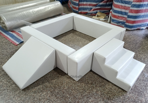 Piscina de Bolas Blanca, Equipo de Juego Suave, 4x4 pies, Entrega a Domicilio, 6x6 pies, Set de Espuma para Juegos Infantiles, Piscinas de Bolas - Product Image 3