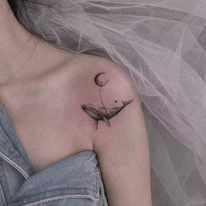 Tatouages temporaires mignons de baleine et de tigre pour adultes, <span class=keywords><strong>faux</strong></span> tatouages réalistes de lune et de lapin, tatouages semi-permanents imperméables - Product Image 2