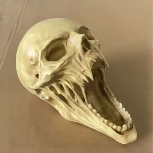 Scultura Gotica di Teschio Stampata in 3D, Decorazione per Scrivania, Ornamento per Scaffale, Regalo di Halloween - Product Image 1