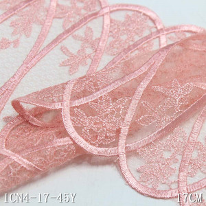 Largeur 16 cm Polyester 3 <span class=keywords><strong>D</strong></span> soyeux Fleur broderie dentelle garniture Pour Robe sous-vêtements ourlet rideau